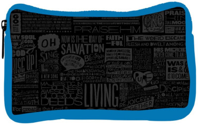 

Snoogg Eco Friendly Canvas Living God Student Pen Pencil Case Coin Purse Pouch Cosmetic Makeup Bag (BLUE) Pouch(Multicolor)