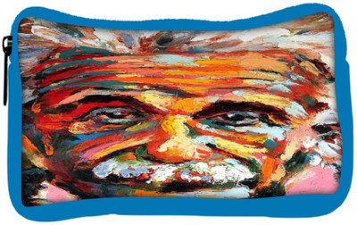 

Snoogg Eco Friendly Canvas Einstein Scientist'S Vision Student Pen Pencil Case Coin Purse Pouch Cosmetic Makeup Bag (BLUE) Pouch(Multicolor)