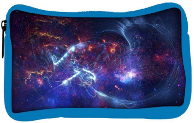 

Snoogg Eco Friendly Canvas Blue Rays Designer Student Pen Pencil Case Coin Purse Pouch Cosmetic Makeup Bag (BLUE) Pouch(Multicolor)