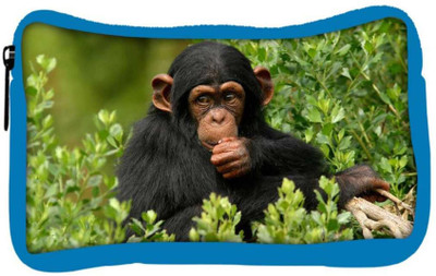

Snoogg Eco Friendly Canvas Cute Chimpanese Designer Student Pen Pencil Case Coin Purse Pouch Cosmetic Makeup Bag (BLUE) Pouch(Multicolor)
