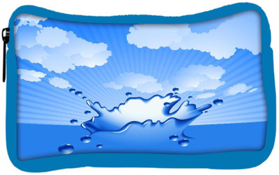 

Snoogg Eco Friendly Canvas Clear Water Splash Vector Student Pen Pencil Case Coin Purse Pouch Cosmetic Makeup Bag (BLUE) Pouch(Multicolor)