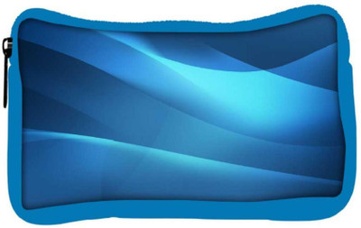

Snoogg Eco Friendly Canvas Blue Waves Pattern Designer Student Pen Pencil Case Coin Purse Pouch Cosmetic Makeup Bag (BLUE) Pouch(Multicolor)