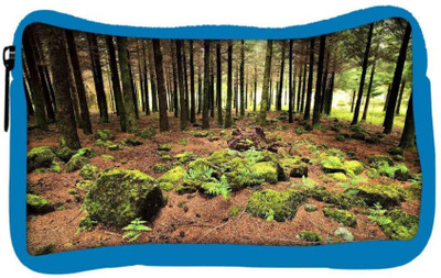 

Snoogg Eco Friendly Canvas Abstract Rocks In Forest Designer Student Pen Pencil Case Coin Purse Pouch Cosmetic Makeup Bag (BLUE) Pouch(Multicolor)