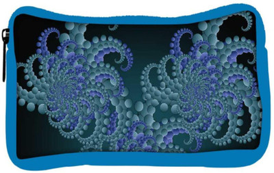 

Snoogg Eco Friendly Canvas Fractal Circles Abstract Designer Student Pen Pencil Case Coin Purse Pouch Cosmetic Makeup Bag (BLUE) Pouch(Multicolor)