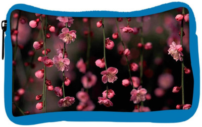 

Snoogg Eco Friendly Canvas Pink Simple Flowers Student Pen Pencil Case Coin Purse Pouch Cosmetic Makeup Bag (BLUE) Pouch(Multicolor)