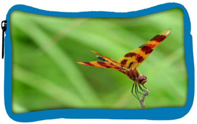 

Snoogg Eco Friendly Canvas Tiger Dragonfly Designer Student Pen Pencil Case Coin Purse Pouch Cosmetic Makeup Bag (BLUE) Pouch(Multicolor)