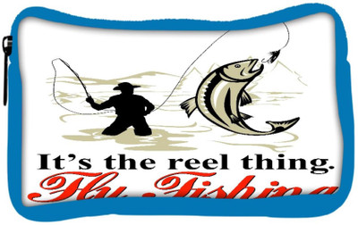 

Snoogg Eco Friendly Canvas Fly Fisherman Catching Trout With Fly Reel Student Pen Pencil Case Coin Purse Pouch Cosmetic Makeup Bag (BLUE) Pouch(Multicolor)