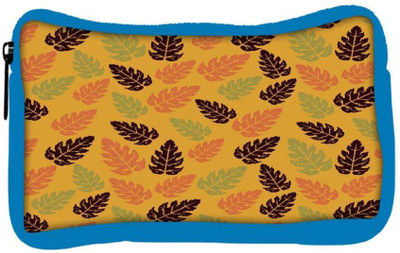 

Snoogg Eco Friendly Canvas Seamless Leaf Pattern Student Pen Pencil Case Coin Purse Pouch Cosmetic Makeup Bag (BLUE) Pouch(Multicolor)