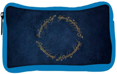 

Snoogg Eco Friendly Canvas Creative Ring Of Power Designer Student Pen Pencil Case Coin Purse Pouch Cosmetic Makeup Bag (BLUE) Pouch(Multicolor)