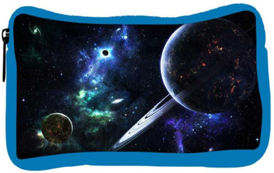 

Snoogg Eco Friendly Canvas Solar Rays Designer Student Pen Pencil Case Coin Purse Pouch Cosmetic Makeup Bag (BLUE) Pouch(Multicolor)