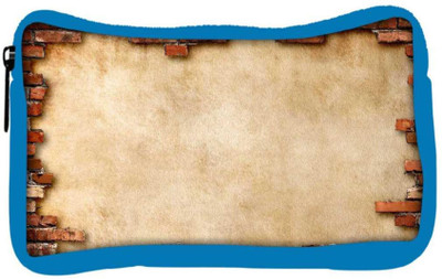 

Snoogg Eco Friendly Canvas Broken Wall Design Designer Student Pen Pencil Case Coin Purse Pouch Cosmetic Makeup Bag (BLUE) Pouch(Multicolor)