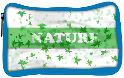 

Snoogg Eco Friendly Canvas Nature Designer Student Pen Pencil Case Coin Purse Pouch Cosmetic Makeup Bag (BLUE) Pouch(Multicolor)