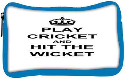 

Snoogg Eco Friendly Canvas Play Cricket And Hit Wicket White Student Pen Pencil Case Coin Purse Pouch Cosmetic Makeup Bag (BLUE) Pouch(Multicolor)