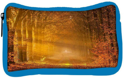 

Snoogg Eco Friendly Canvas Dense Yellow Forest Designer Student Pen Pencil Case Coin Purse Pouch Cosmetic Makeup Bag (BLUE) Pouch(Multicolor)