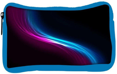 

Snoogg Eco Friendly Canvas Pink And Blue Layer Designer Student Pen Pencil Case Coin Purse Pouch Cosmetic Makeup Bag (BLUE) Pouch(Multicolor)