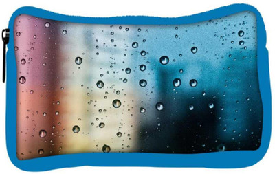 

Snoogg Eco Friendly Canvas Water Drops Designer Student Pen Pencil Case Coin Purse Pouch Cosmetic Makeup Bag (BLUE) Pouch(Multicolor)