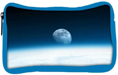 

Snoogg Eco Friendly Canvas Abstract Moon Designer Student Pen Pencil Case Coin Purse Pouch Cosmetic Makeup Bag (BLUE) Pouch(Multicolor)