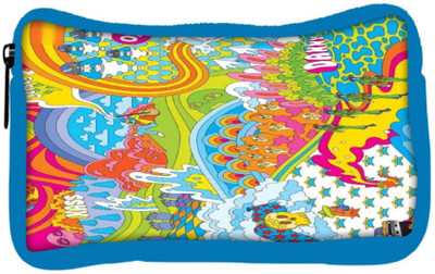 

Snoogg Eco Friendly Canvas Colourful Pattern 2496 Student Pen Pencil Case Coin Purse Pouch Cosmetic Makeup Bag (BLUE) Pouch(Multicolor)
