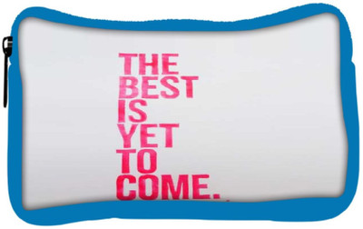 

Snoogg Eco Friendly Canvas The Best Is Yet To Come Student Pen Pencil Case Coin Purse Pouch Cosmetic Makeup Bag (BLUE) Pouch(Multicolor)