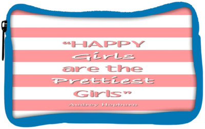 

Snoogg Eco Friendly Canvas Happy Girls Are The Prettiest Girls Student Pen Pencil Case Coin Purse Pouch Cosmetic Makeup Bag (BLUE) Pouch(Multicolor)