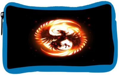 

Snoogg Eco Friendly Canvas Dragon Fury Student Pen Pencil Case Coin Purse Pouch Cosmetic Makeup Bag (BLUE) Pouch(Multicolor)