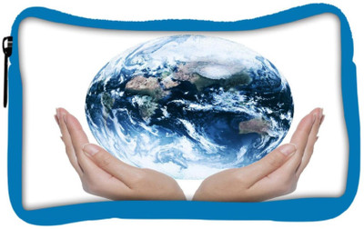 

Snoogg Eco Friendly Canvas Earth Globe Student Pen Pencil Case Coin Purse Pouch Cosmetic Makeup Bag (BLUE) Pouch(Multicolor)