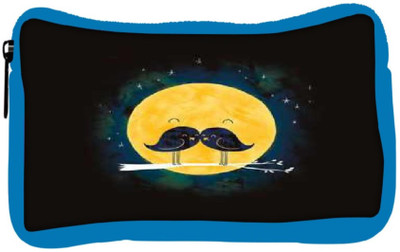 

Snoogg Eco Friendly Canvas Birdy Love Student Pen Pencil Case Coin Purse Pouch Cosmetic Makeup Bag (BLUE) Pouch(Multicolor)