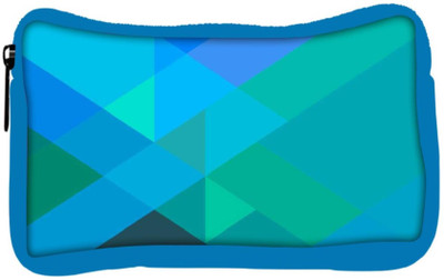 

Snoogg Eco Friendly Canvas Blue Rhombuses Student Pen Pencil Case Coin Purse Pouch Cosmetic Makeup Bag (BLUE) Pouch(Multicolor)