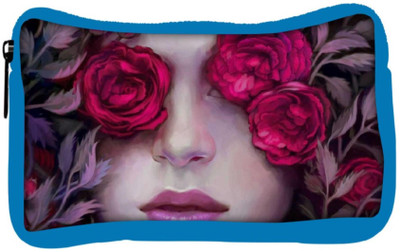 

Snoogg Eco Friendly Canvas Woman In Roses 2563 Student Pen Pencil Case Coin Purse Pouch Cosmetic Makeup Bag (BLUE) Pouch(Multicolor)