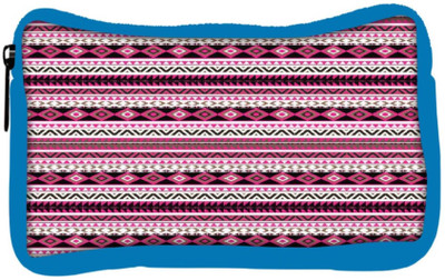 

Snoogg Eco Friendly Canvas Loud Aztec Pink And Black Student Pen Pencil Case Coin Purse Pouch Cosmetic Makeup Bag (BLUE) Pouch(Multicolor)
