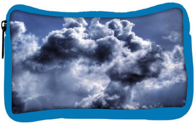 

Snoogg Eco Friendly Canvas Thundering Cloud Designer Student Pen Pencil Case Coin Purse Pouch Cosmetic Makeup Bag (BLUE) Pouch(Multicolor)