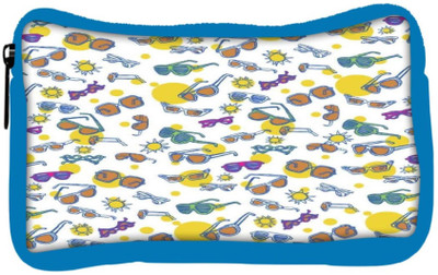 

Snoogg Eco Friendly Canvas The Beach Life Student Pen Pencil Case Coin Purse Pouch Cosmetic Makeup Bag (BLUE) Pouch(Multicolor)