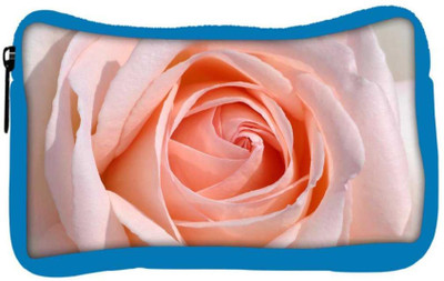 

Snoogg Eco Friendly Canvas Cream Rose Designer Student Pen Pencil Case Coin Purse Pouch Cosmetic Makeup Bag (BLUE) Pouch(Multicolor)