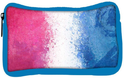 

Snoogg Eco Friendly Canvas Color Splashes Abstract Designer Student Pen Pencil Case Coin Purse Pouch Cosmetic Makeup Bag (BLUE) Pouch(Multicolor)