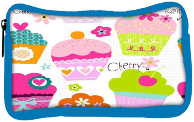 

Snoogg Eco Friendly Canvas Cup Cakes Student Pen Pencil Case Coin Purse Pouch Cosmetic Makeup Bag (BLUE) Pouch(Multicolor)