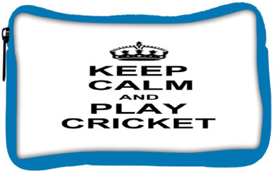 

Snoogg Eco Friendly Canvas Keep Calm And Play Cricket Student Pen Pencil Case Coin Purse Pouch Cosmetic Makeup Bag (BLUE) Pouch(Multicolor)