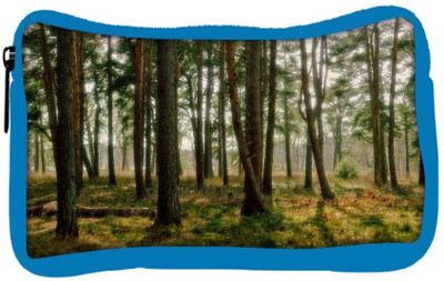 

Snoogg Eco Friendly Canvas Clean Forest Designer Student Pen Pencil Case Coin Purse Pouch Cosmetic Makeup Bag (BLUE) Pouch(Multicolor)