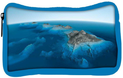 

Snoogg Eco Friendly Canvas Blue Water Sea Designer Student Pen Pencil Case Coin Purse Pouch Cosmetic Makeup Bag (BLUE) Pouch(Multicolor)