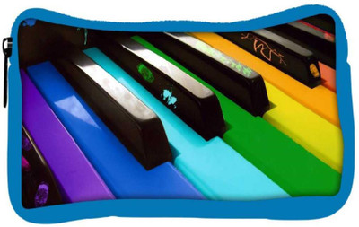 

Snoogg Eco Friendly Canvas Colorful Piano Keyboard Music Designer Student Pen Pencil Case Coin Purse Pouch Cosmetic Makeup Bag (BLUE) Pouch(Multicolor)