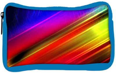 

Snoogg Eco Friendly Canvas Diagonal Lines Designer Student Pen Pencil Case Coin Purse Pouch Cosmetic Makeup Bag (BLUE) Pouch(Multicolor)