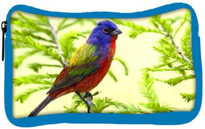 

Snoogg Eco Friendly Canvas Colorful Bird Designer Student Pen Pencil Case Coin Purse Pouch Cosmetic Makeup Bag (BLUE) Pouch(Multicolor)