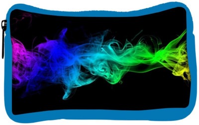 

Snoogg Eco Friendly Canvas Blue Smoke Student Pen Pencil Case Coin Purse Pouch Cosmetic Makeup Bag (BLUE) Pouch(Multicolor)