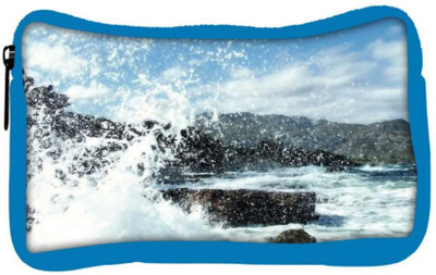 

Snoogg Eco Friendly Canvas Water Waves Hitting The Shore Designer Student Pen Pencil Case Coin Purse Pouch Cosmetic Makeup Bag (BLUE) Pouch(Multicolor)
