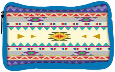 

Snoogg Eco Friendly Canvas Aztec Pattern Purple Student Pen Pencil Case Coin Purse Pouch Cosmetic Makeup Bag (BLUE) Pouch(Multicolor)