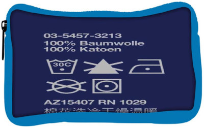 

Snoogg Eco Friendly Canvas Wash Care 2910 Student Pen Pencil Case Coin Purse Pouch Cosmetic Makeup Bag (BLUE) Pouch(Multicolor)