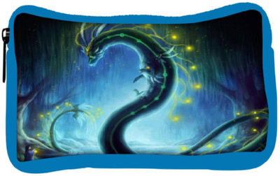 

Snoogg Eco Friendly Canvas Dragon Era Student Pen Pencil Case Coin Purse Pouch Cosmetic Makeup Bag (BLUE) Pouch(Multicolor)