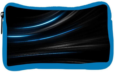 

Snoogg Eco Friendly Canvas Blue Light In Black Background Designer Student Pen Pencil Case Coin Purse Pouch Cosmetic Makeup Bag (BLUE) Pouch(Multicolor)