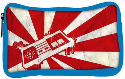 

Snoogg Eco Friendly Canvas Red Joystick Designer Student Pen Pencil Case Coin Purse Pouch Cosmetic Makeup Bag (BLUE) Pouch(Multicolor)