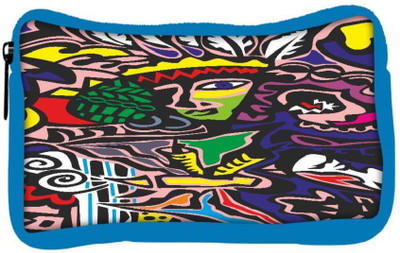 

Snoogg Eco Friendly Canvas The Abstract Pattern Student Pen Pencil Case Coin Purse Pouch Cosmetic Makeup Bag (BLUE) Pouch(Multicolor)