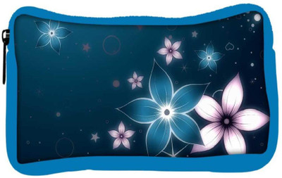 

Snoogg Eco Friendly Canvas Abstract Floral Pattern Designer Student Pen Pencil Case Coin Purse Pouch Cosmetic Makeup Bag (BLUE) Pouch(Multicolor)